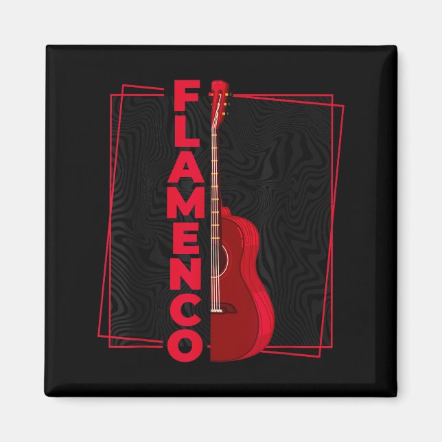 Flamenco _ Spanish Dance Guitar _ Spain Flamenco  Magnet (Front)