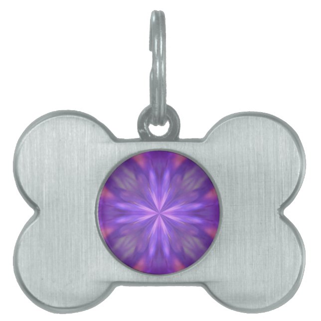Flames 1 pet ID tag (Front)