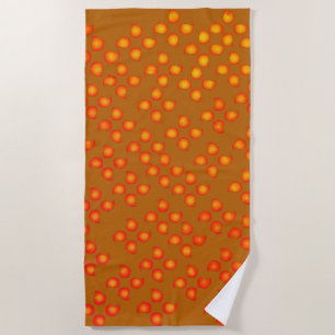 Flames beach towel