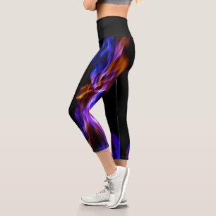 Flames Capri Leggings