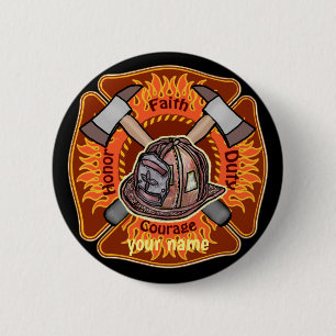 Flames Firefighters pin