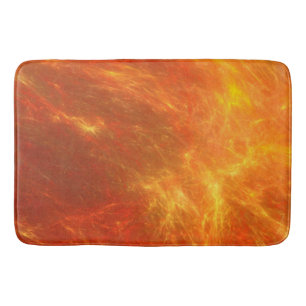 Flames Leap As Raging Fire Burns Out Of Control Bath Mat