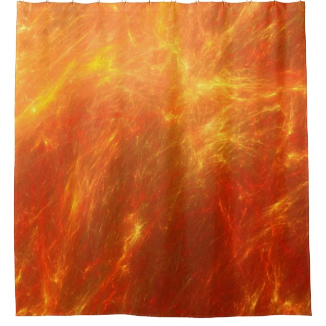 Flames Leap As Raging Fire Burns Out Of Control Shower Curtain (Front)