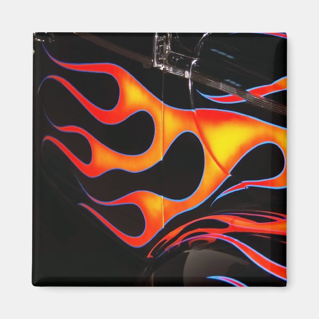 Flames Magnet (Front)