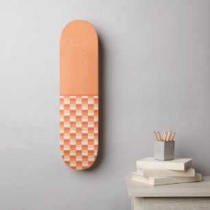 Flames of a Candle and Orange Combination Skateboard
