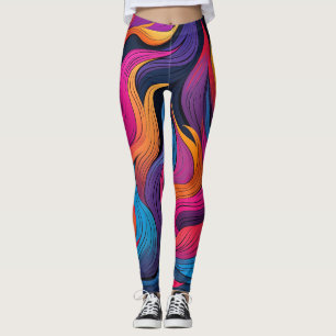 Flames of Colour  Leggings