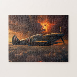 Flames of the Sky: A Spitfire's Ascent Jigsaw Puzzle