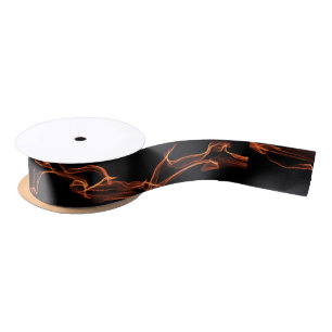 Flames Satin Ribbon