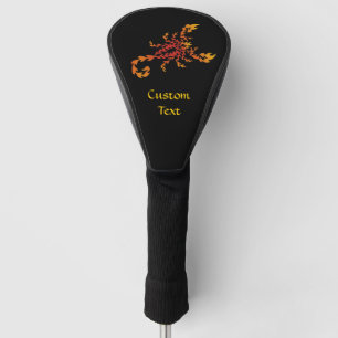 Flames Scorpion Golf Head Cover