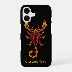 Flames Scorpion iPhone 16 Case