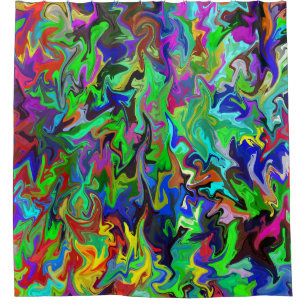 Flames.... Shower Curtain