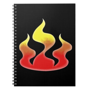 Flames Spiral Notebook