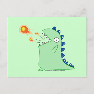 Flamey the Dragon Postcard