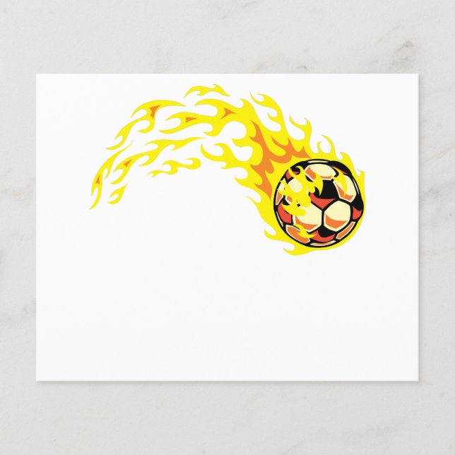 Flamin’ Soccer Ball Flyer (Front)