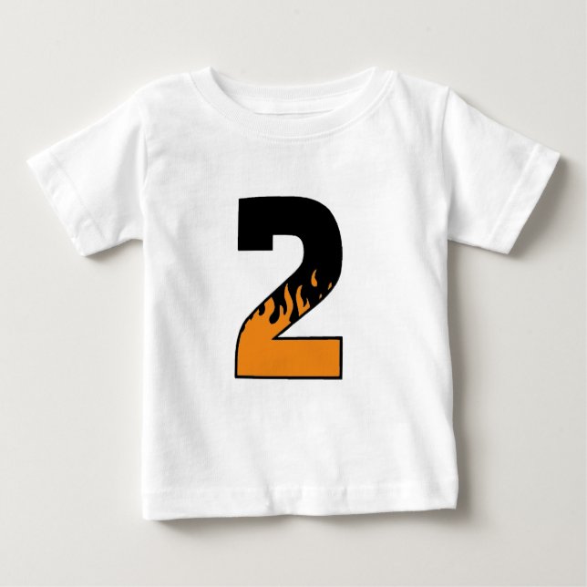 Flaming 2 baby T-Shirt (Front)