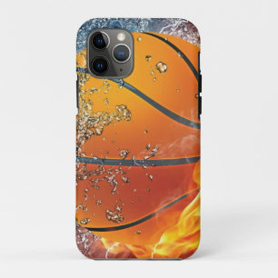 Flaming basketball throw pillow Case-Mate iPhone case