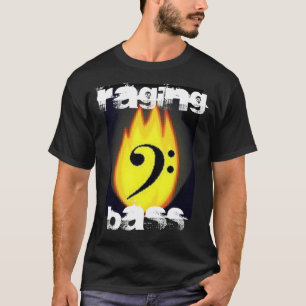 Flaming Bass Clef Shirt