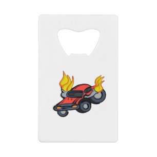 Flaming Car