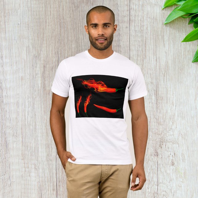 Flaming Chilli Peppers T-Shirt (Creator Uploaded)
