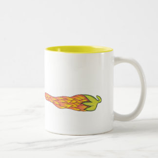 Flaming Chilli Two-Tone Coffee Mug