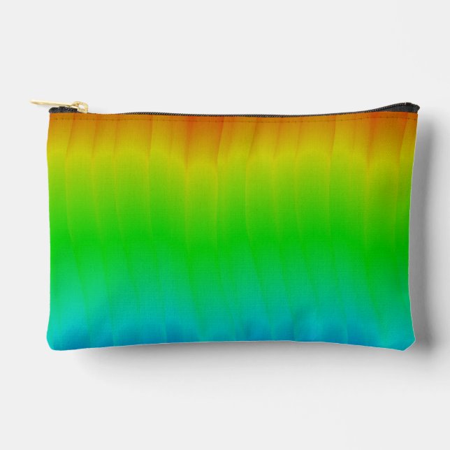Flaming colour rainbow accessory pouch (Front)