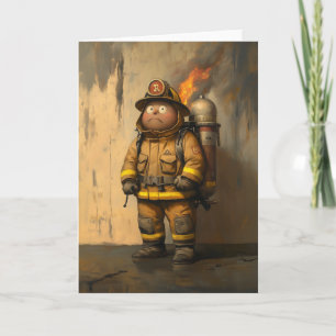 Flaming Concern: The Overwhelmed Firefighter Invitation