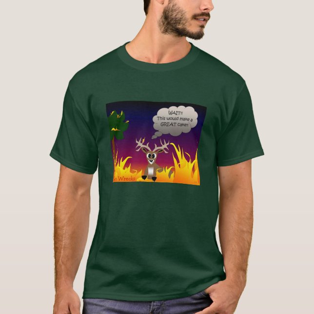 Flaming Deer Shirt (Front)