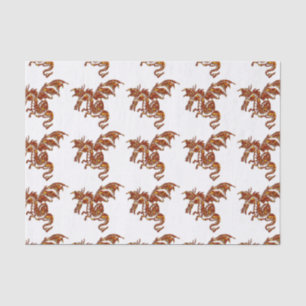 Flaming Dragon Tissue Paper