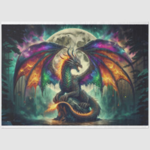Flaming Dragon Tissue Paper