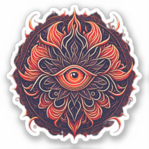 Flaming Eye - Visionary Art 