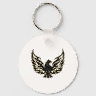Flaming Firebird Key Ring