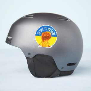 Flaming Fist Ukraine Flag Resistance Support Vinyl