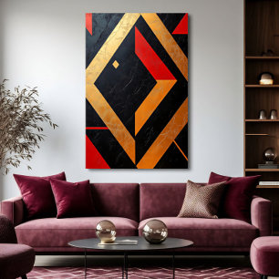 Flaming Geometries Poster