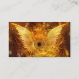 Flaming God Business Card