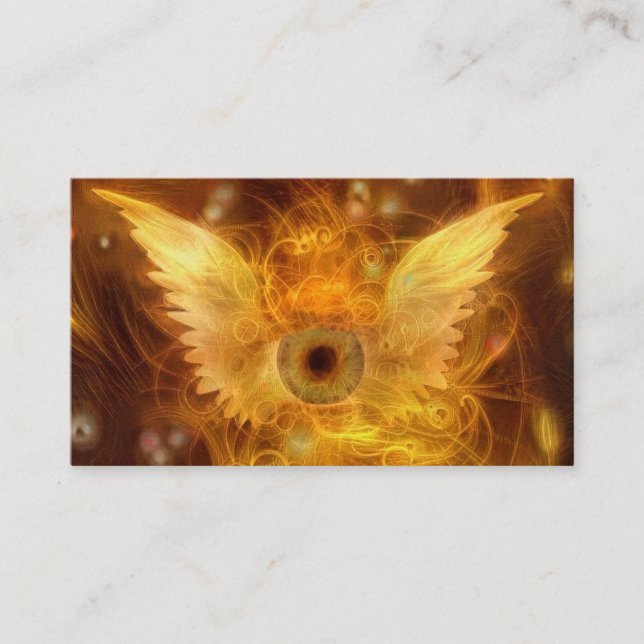 Flaming God Business Card (Front)