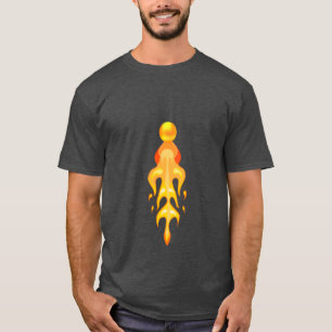 Flaming golden dragon ball T-Shirt