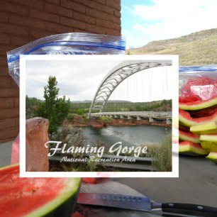 Flaming Gorge, Cart Creek Bridge Postcard