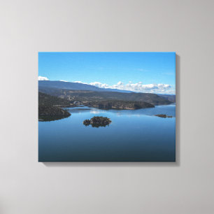 Flaming Gorge Lake Canvas Print