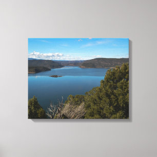 Flaming Gorge Lake Canvas Print