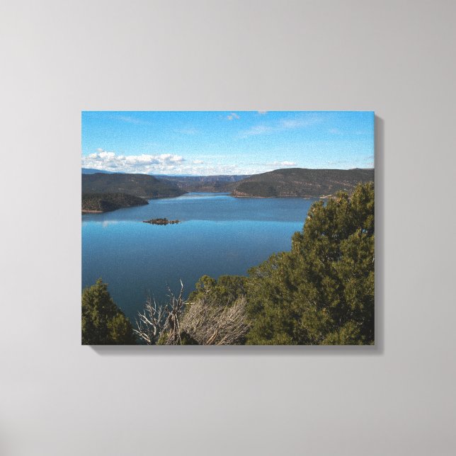 Flaming Gorge Lake Canvas Print (Front)