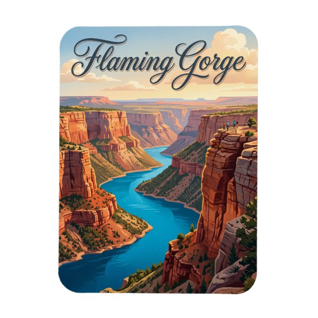 Flaming Gorge Utah Magnet (Vertical)