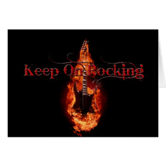 Flaming Guitar
