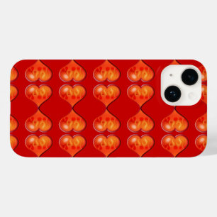 Flaming Hearts Case-Mate iPhone 14 Case