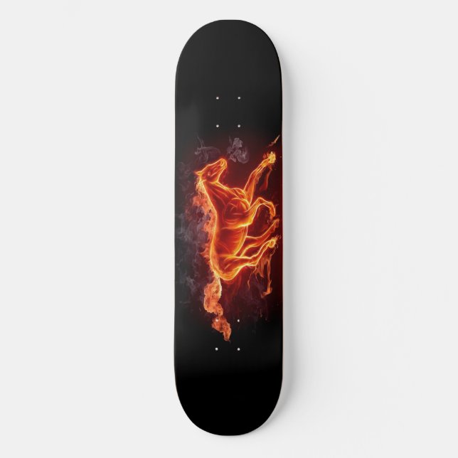 FLAMING HORSE SKATEBOARD (Front)