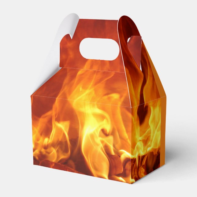 FLAMING HOT FIRE FAVOUR BOX (Front Side)