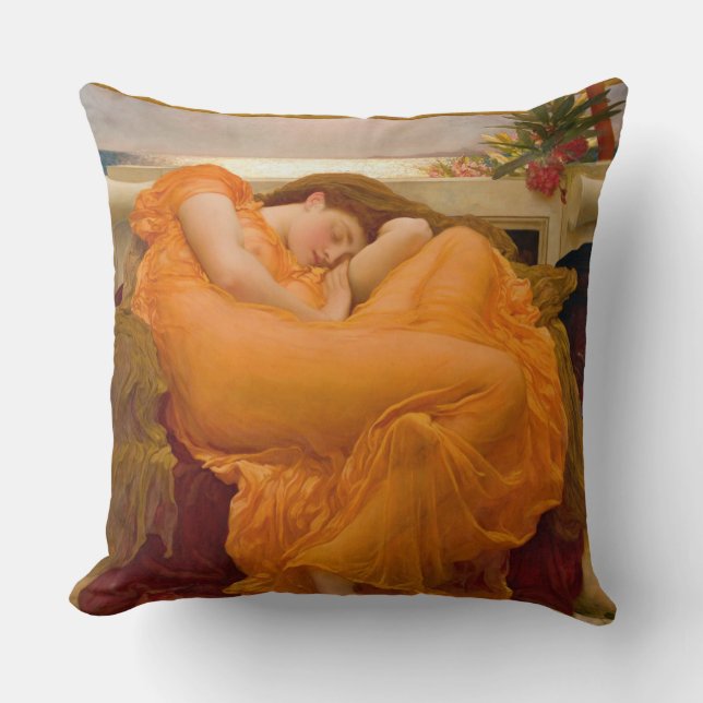 Flaming June 1895 Cushion (Front)
