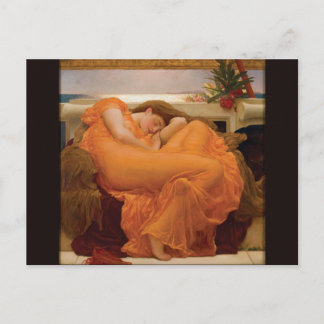 Flaming June by Frederic Leighton Postcard