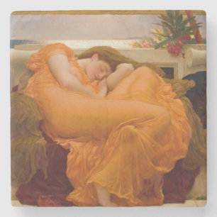 Flaming June (by Frederic Leighton) Stone Coaster