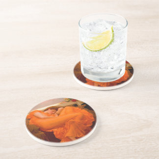 Flaming June by Lord Frederic Leighton Coaster