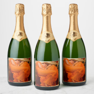 Flaming June by Lord Frederic Leighton Sparkling Wine Label